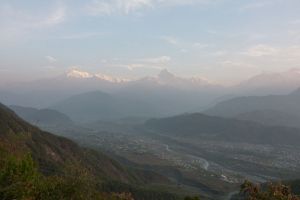 Blick auf den Machapucharé im Annapurna Massiv