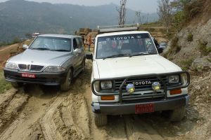 Fahrt zur Schuleinweihung nach Katunje im Dhading District
